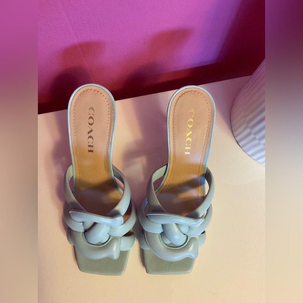 Coach High Heel Sandals Size 8.5 - Picture 3 of 8